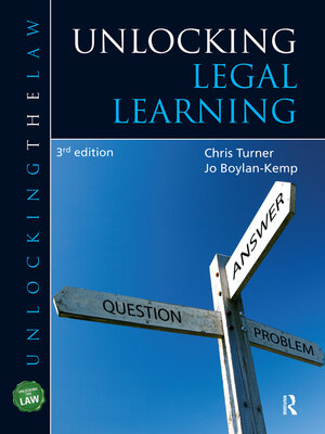 cover image of Unlocking Legal Learning